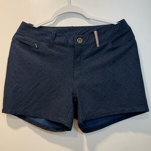 Sherpa Adventure Gear Shorts Blue Geometric Sz 8 EUC
